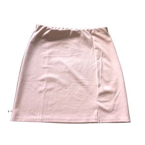 Brand new light pink mini skirt